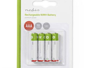 Επαναφορτιζόμενες μπαταρίες Nedis BANM9HR034B AAA-HR03 950mAh Ni-MH 1.2V