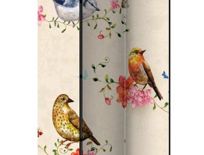 Διαχωριστικό με 3 τμήματα – Bird Song [Room Dividers] 135×172