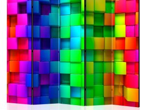 Διαχωριστικό με 5 τμήματα – Colourful Cubes II [Room Dividers] 225×172