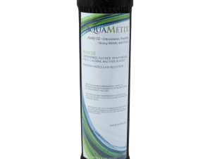 Αμερικάνικο φίλτρο συμπαγούς ενεργού άνθρακα 2μm με Ζεόλιθο AquaMetix® 10″ CFAMB-975