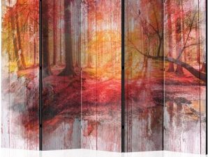 Διαχωριστικό με 5 τμήματα – Autumnal Forest II [Room Dividers]