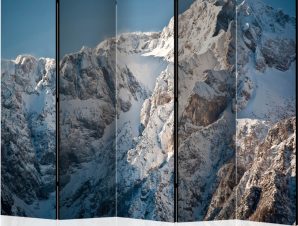Διαχωριστικό με 5 τμήματα – Winter in the Alps II [Room Dividers]