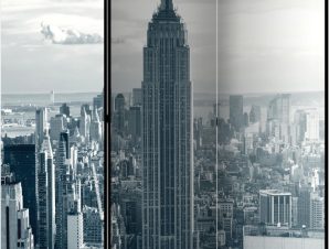 Διαχωριστικό με 3 τμήματα – Amazing view to New York Manhattan at sunrise [Room Dividers]