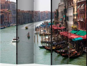Διαχωριστικό με 5 τμήματα – The Grand Canal in Venice, Italy II [Room Dividers]