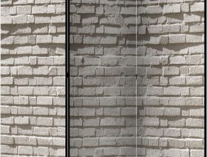 Διαχωριστικό με 3 τμήματα – Brick Wall: Minimalism [Room Dividers]