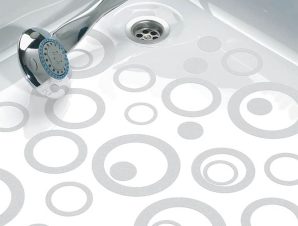 Αντιολισθητικά Αυτοκόλλητα Πατάκια Μπάνιου (Σετ 6τμχ) SealSkin Waterrings Transparent