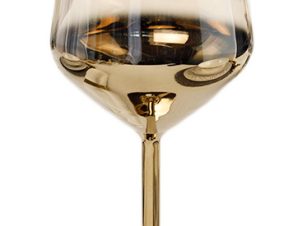 Ποτήρι Κρασιού Κρυστάλλινο Amber Gold 360ml